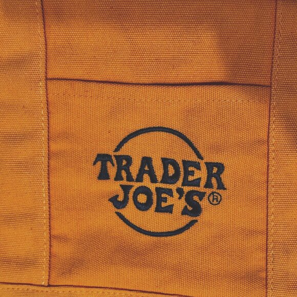 TRADER JOE's Halloween Trick-Or-Treat Canvas Mini Tote Bag, Orange, 2025 - Picture 8 of 10
